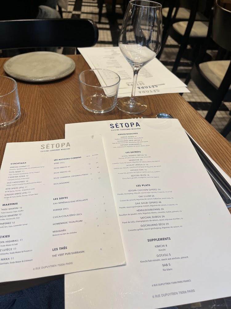 Sétopa - Menu Image 3